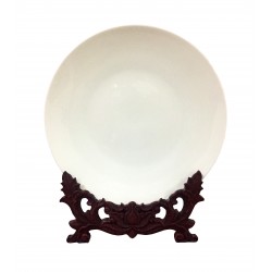 PORCELAIN COUPE PLATE 12"